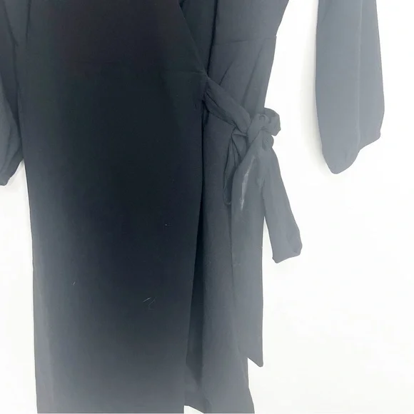 J. Crew‎ black Wrap Dress - Picture 5 of 7